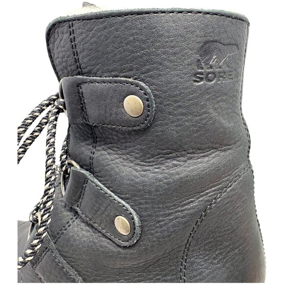 Sorel NL2703 Joan of Arctic Wedge Mid Shearling Lace Up Boot - Picture 6 of 13